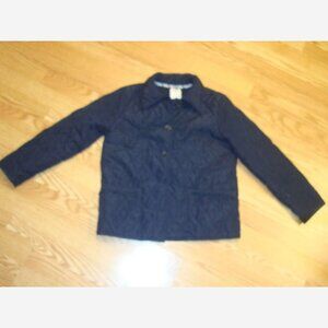Osh Kosh Coat Quilted Navy Blue Youth Size 10-12